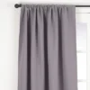 Saro Lifestyle Solid Rod Pocket Blackout Window Curtain Single Panel