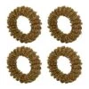 Saro Lifestyle Beaded Design Round Napkin Rings (Set Of 4)