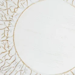 Saro Lifestyle Nature-Inspired Branch Edge Charger Plate (Set Of 4), 13"x13", Off-White -Saro Lifestyle GUEST c47cee66 a3cc 4065 8bee 1daba4f6a9b6