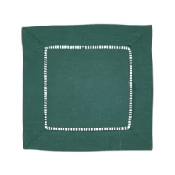 Saro Lifestyle Hemstitch Cocktail Napkin (Set Of 12) -Saro Lifestyle GUEST c4e6da26 565b 4a90 b537 8e6702f15210