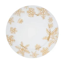 Saro Lifestyle Christmas Snowflake Charger Plate (Set Of 4) -Saro Lifestyle GUEST c4ee2374 4b36 430f ab2e e9fb4f935386