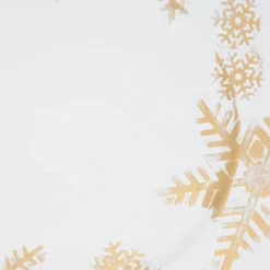 Saro Lifestyle Christmas Snowflake Charger Plate (Set Of 4) -Saro Lifestyle GUEST c6f09532 34c9 4bbb be6a 514802f945dd