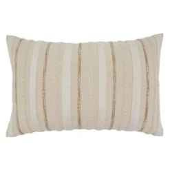 Saro Lifestyle Saro Lifestyle Woven Stripe Decorative Pillow Cover -Saro Lifestyle GUEST c7cf0241 0580 427b 9403 9830161c2eb0 1