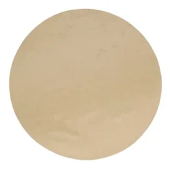 Saro Lifestyle Beaded Christmas Stocking Placemat, 15" Round, Red/Green (Set Of 4)