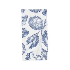 Saro Lifestyle Seaside Sea Shells Napkin (Set Of 4), White