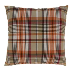 Saro Lifestyle Plaid Decorative Pillow Cover -Saro Lifestyle GUEST d269d075 a677 4164 b770 755f5762da4a