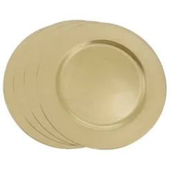 Saro Lifestyle Classic Solid Color Charger Plates -Saro Lifestyle GUEST d2dbf17f 5fd2 4bfc bb63 756be0cb7481