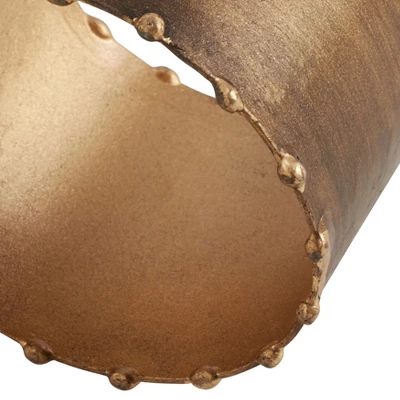 Saro Lifestyle Dot Rim Design Napkin Ring Holders (Set Of 4) 3 Saro Lifestyle Dot Rim Design Napkin Ring Holders (Set Of 4) - Image 3