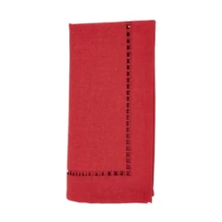 Saro Lifestyle Laser-Cut Hemstitch Napkin (Set Of 4) -Saro Lifestyle GUEST d4a6a94e 039f 4992 b9d9 fb254c9c94f5