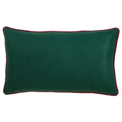 Saro Lifestyle Felt Poinsettia Decorative Pillow Cover