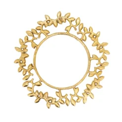 Saro Lifestyle Leaf Border Charger (Set Of 4) -Saro Lifestyle GUEST d5eff96a d440 416a 8ba4 0c0cf7e71bc6