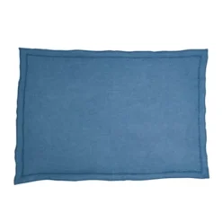 Saro Lifestyle Stonewashed Overlock Edge Placemat (Set Of 4) -Saro Lifestyle GUEST d68ebdc5 efaa 4336 9500 9f609c720bb1