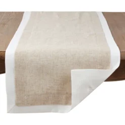 Saro Lifestyle Double Layer Placemat, 13"x19" Rectangle, Natural (Set Of 4)