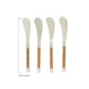 Saro Lifestyle Artisan Cork-Handled Spreader Set, Beige
