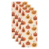 Saro Lifestyle Spice Of Fall Pumpkin Kitchen Towel (Set Of 4), Orange, 18"x28"