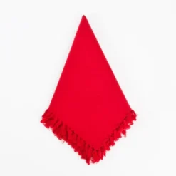 Saro Lifestyle Fringed Design Napkin, 20" Square (Set Of 4) -Saro Lifestyle GUEST d790db36 df9b 432c 8bdf 5d6d73878af5