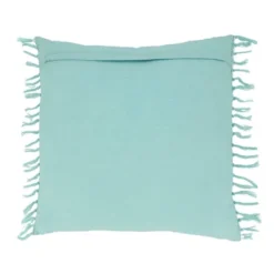 20"x20" Oversize Textured Corded Striped Square Throw Pillow Cover - Saro Lifestyle