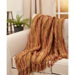50"x60" Chenille Throw Blanket - Saro Lifestyle -Saro Lifestyle GUEST e0e83b05 708e 41e0 a435 03f318e1712e