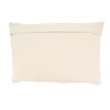 Saro Lifestyle Earthy Jute Banded Outdoor Poly Filled Throw Pillow, 16"x24", Beige