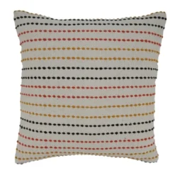 Saro Lifestyle Saro Lifestyle Woven Pillow Cover With Stripe Design -Saro Lifestyle GUEST e4158493 abdc 4ae7 ac74 405491694f7f