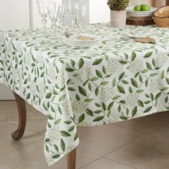 Saro Lifestyle Floral Square Tablecloth, 55", Green 5 Saro Lifestyle Floral Square Tablecloth, 55", Green -Saro Lifestyle GUEST e4750bbb b1d3 43a1 a0ea c66c47486477