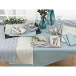 Saro Lifestyle Stitched Line Placemat (Set Of 4)
