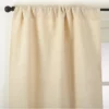 Saro Lifestyle Burlap Jute Chic Lined Curtain Panel