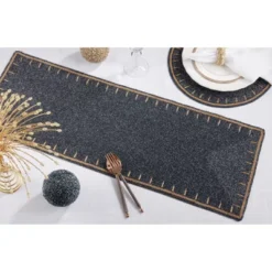 Saro Lifestyle Timeless Glamour Beaded Table Runner