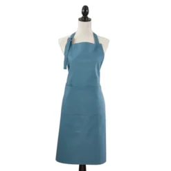 35"x28" Denim Classic Cuisine Cotton Cooking Apron - Saro Lifestyle -Saro Lifestyle GUEST f0000b0e 84e2 42a4 a94a 36762420ee5c