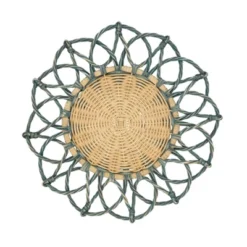Saro Lifestyle Table Placemats With Twisted Rattan Design (Set Of 4) -Saro Lifestyle GUEST f0fca146 8aa1 4162 9cdc 01c157f848db