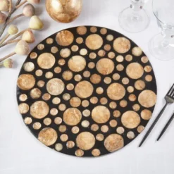 Saro Lifestyle Capiz Echoes Placemat (Set Of 4) -Saro Lifestyle GUEST f12b680d 84e9 435c 9f33 5043501b0186