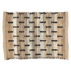 Saro Lifestyle Tailored Stripe Placemat (Set Of 4), Beige, 14"x20" -Saro Lifestyle GUEST f160d15a 2800 4b96 b266 3fda99a48de4