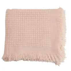 Saro Lifestyle Throw Blanket With Waffle Weave Design -Saro Lifestyle GUEST f234a4c5 8fcc 44b9 9f71 5d073bcde533