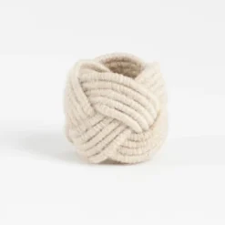 Saro Lifestyle Braided Jute Napkin Ring (set Of 4) -Saro Lifestyle GUEST f5544da3 1471 4bdd b522 76de42c97ae5