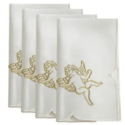 Saro Lifestyle Napkin With Embroidered Cupid Design (Set Of 4) -Saro Lifestyle GUEST fa6fcb15 230f 43ac ac1f b771a1488620