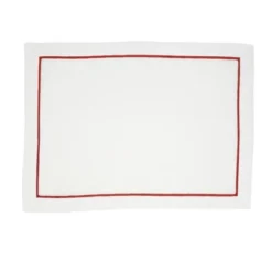 Saro Lifestyle Embroidered Line Design Placemat (Set Of 4) -Saro Lifestyle GUEST fc550280 7d9f 4910 87b6 a908838897fe