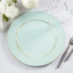 Saro Lifestyle Vintage-Inspired Distressed Charger Plate (Set Of 4) 10 Saro Lifestyle Vintage-Inspired Distressed Charger Plate (Set Of 4) -Saro Lifestyle GUEST fd617de2 85df 472c b55e a04f13025e63