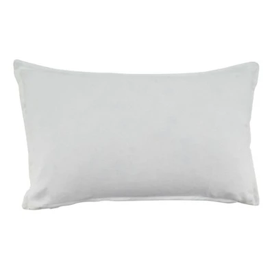 12"x20" Bees Poly Filled Throw Pillow White - SARO 1 12"x20" Bees Poly Filled Throw Pillow White - SARO